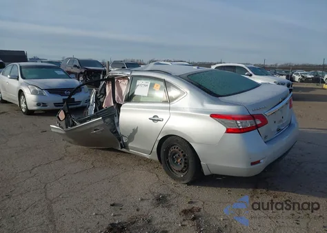 2015 Nissan Sentra Sv из США, поврежденный, VIN 3N1AB7APXFL695203